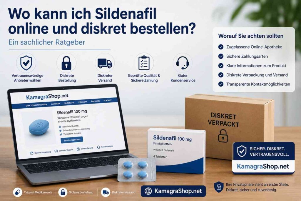 Wo kann ich Sildenafil online und diskret bestellen Ein sachlicher Ratgeber