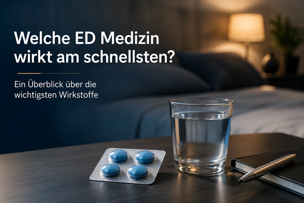 Welche ED Medizin wirkt am schnellsten? Ein Überblick über die wichtigsten Wirkstoffe
