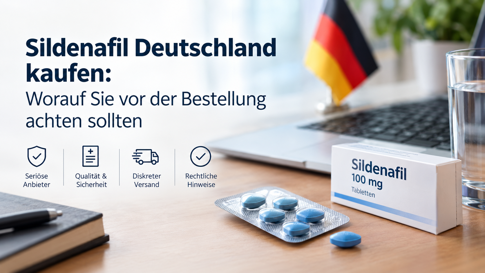 Sildenafil Deutschland kaufen – Hinweise zu seriösen Anbietern, Qualität, Sicherheit, diskretem Versand und rechtlichen Aspekten.